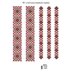 ЧС з галстука червоно-чорна ЧС з галстука червоно-чорна