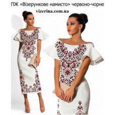 ПЖ "Візерункове намисто" червоно-чорне ПЖ "Візерункове намисто" червоно-чорне